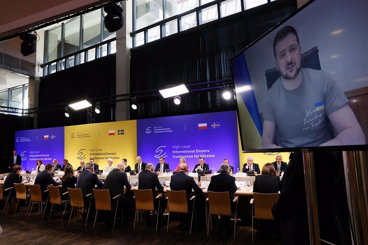 La Conferencia Internacional de Donantes para Ucrania recauda más de 6.000 millones de euros