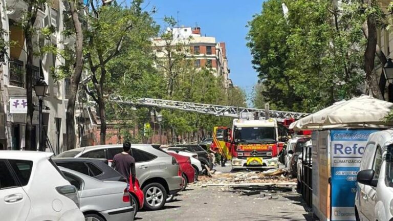 17 heridos y dos desaparecidos por explosión en edificio de Madrid