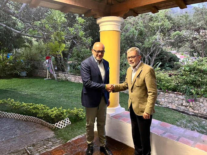 Gerardo Blyde y Jorge Rodríguez confirman conversaciones previas para reactivar negociación en México