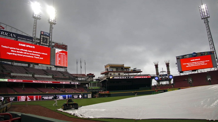 Por mal tiempo, suspenden seis juegos de la MLB