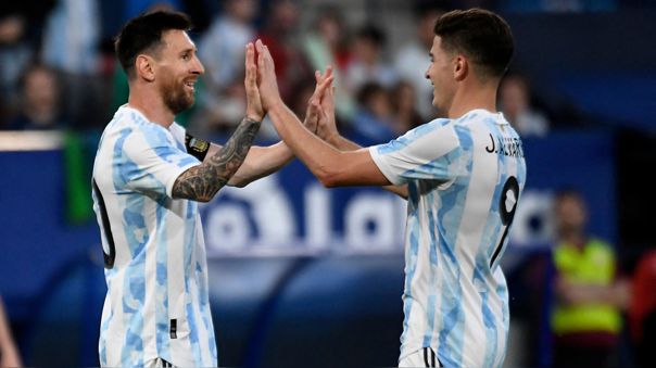Con cinco goles de Messi, Argentina golea 5-0 a Estonia