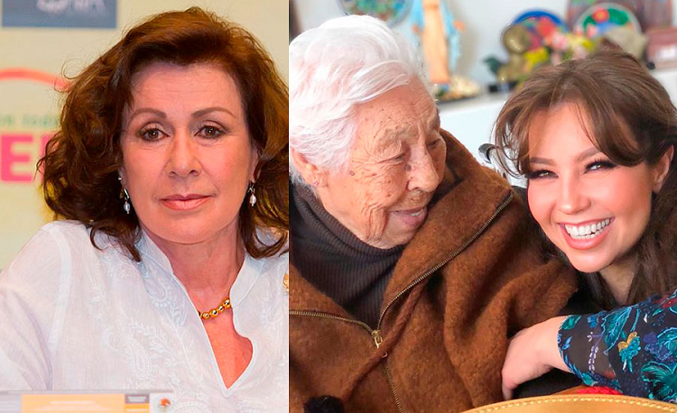 Muere doña Eva Mange, abuela de Thalía y Laura Zapata