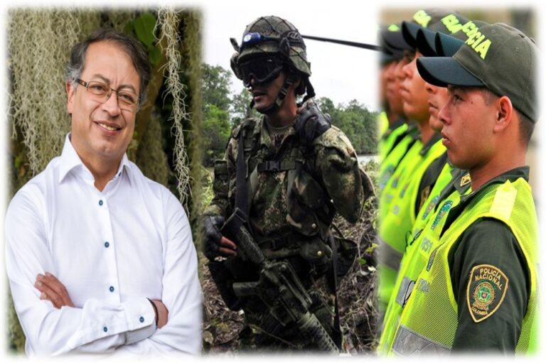 Petro a soldados y policías colombianos: «Es innegable el valioso aporte de la mayoría de ustedes en la construcción de una Colombia más humana”