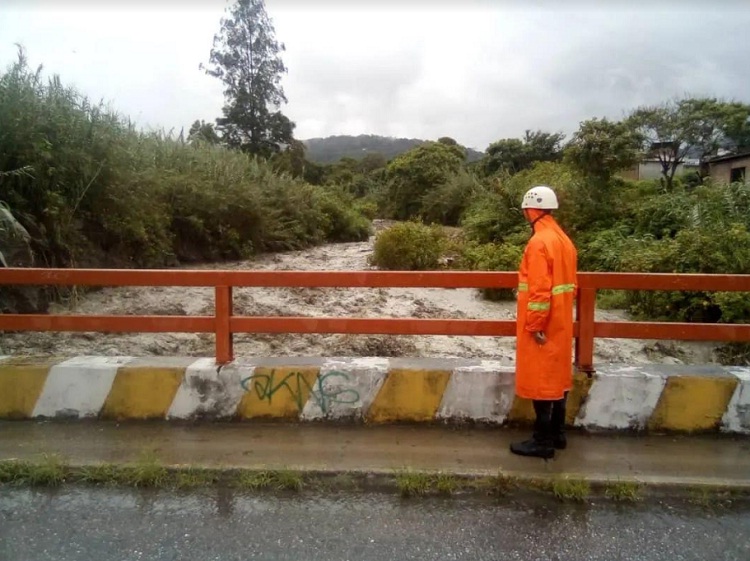 Tras fuertes precipitaciones Protección Civil se mantiene alerta en Boconó