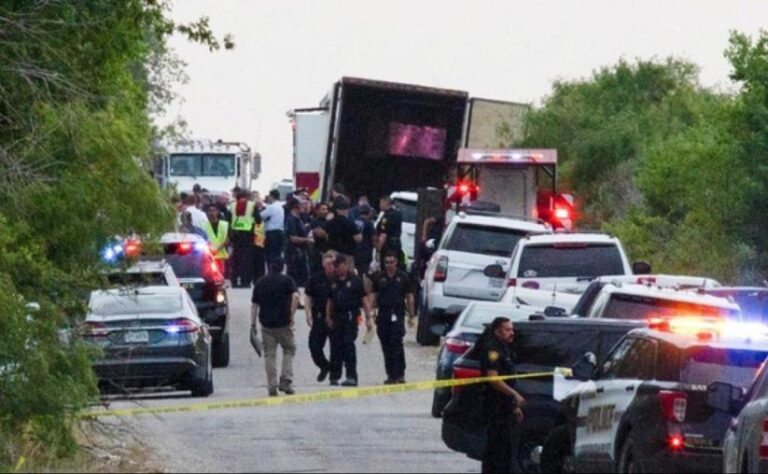 Encuentran 46 muertos en un camión en Texas, EEUU