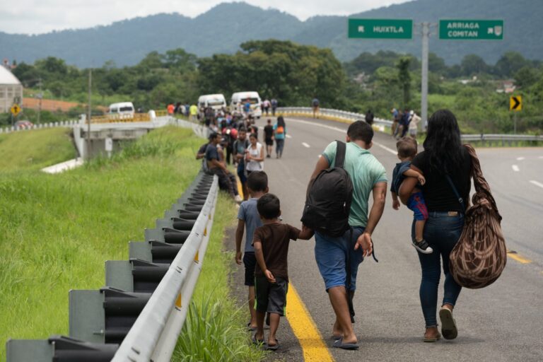 Venezolana muere en caravana de migrantes en México