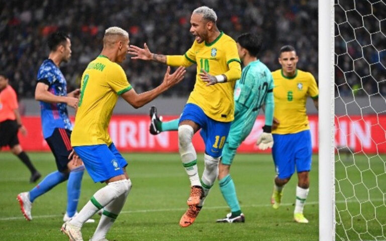 Neymar le dio el triunfo a Brasil en amistoso ante Japón