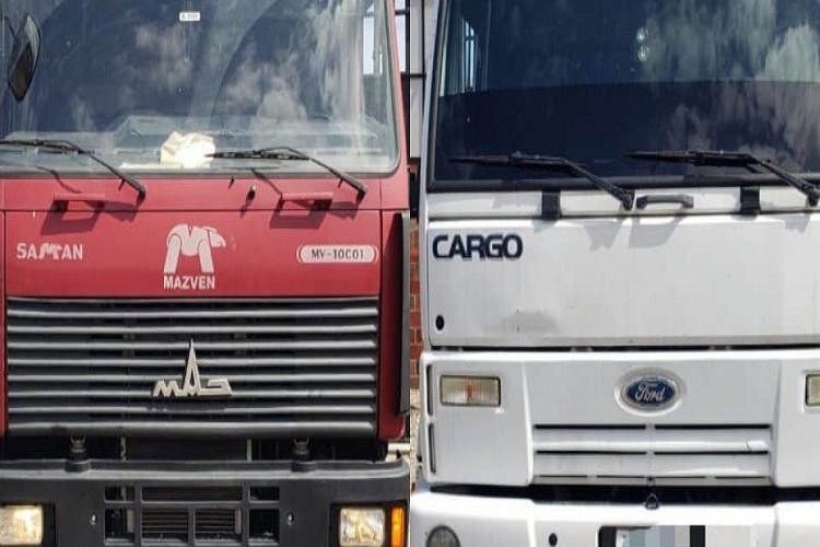Retienen dos camiones venezolanos en Cúcuta