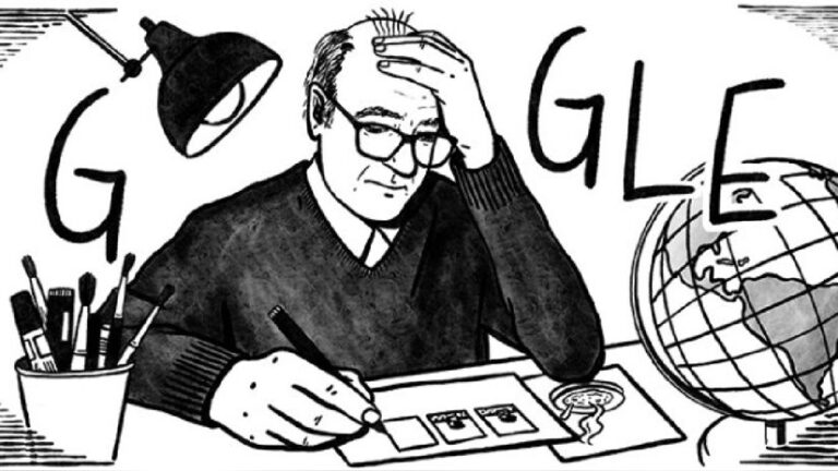 Google homenajea con un doodle a Quino, creador de Mafalda