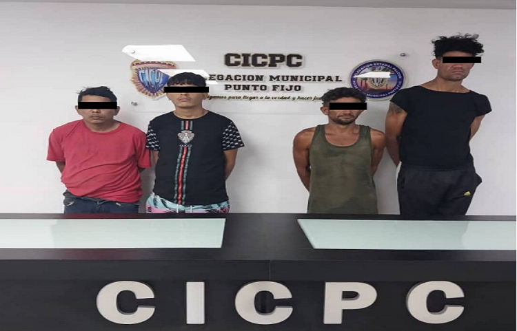 Cicpc Punto Fijo desarticula banda liderada por alias «Agua Salada»