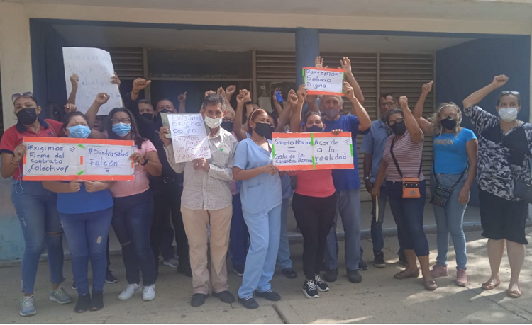 Paraguaná| Trabajadores de la salud no desvanecen ante el reclamo de sus derechos
