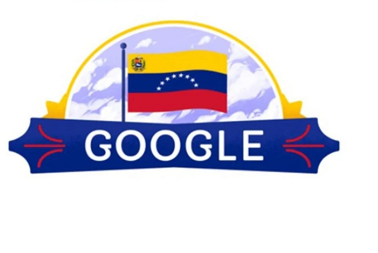 Google dedica «doodle» especial por el Día de la Independencia de Venezuela