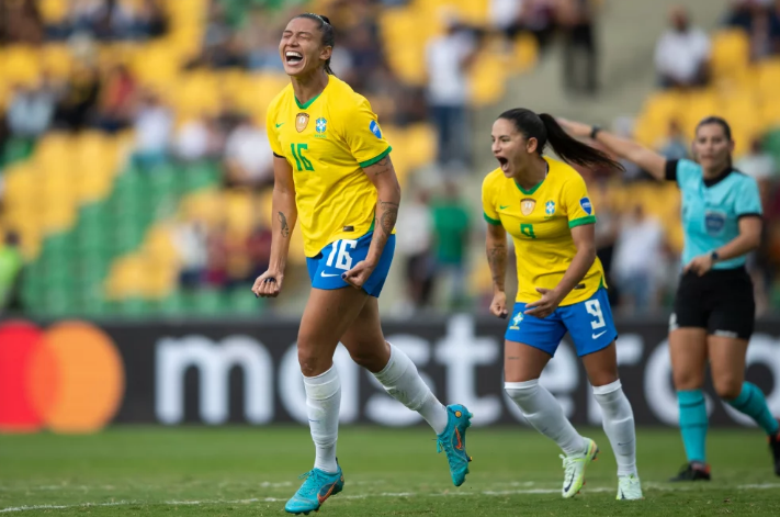 Brasil goleó 4-0 a Venezuela en la Copa América femenina