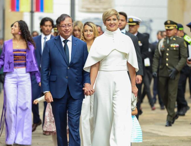 Primera dama de Colombia bailó al ritmo de porro en la Casa de Nariño