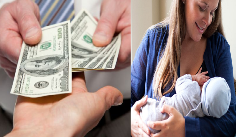 Hombre ofrece dinero a mujeres a cambio de poder beber leche materna de sus senos