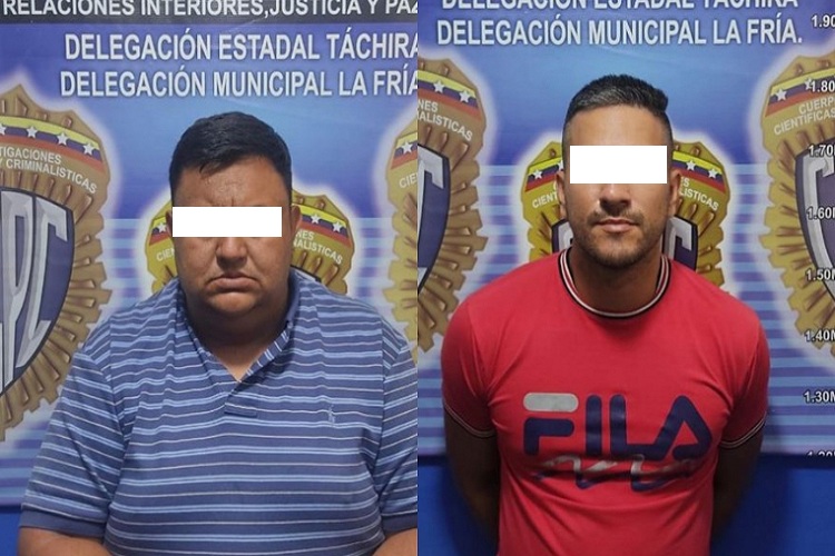 Les disparaban a sus víctimas después de robarlos en Táchira