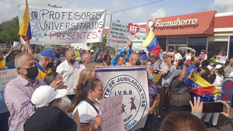 Continúan las protestas de los trabajadores públicos en Paraguaná por desmejoras salariales