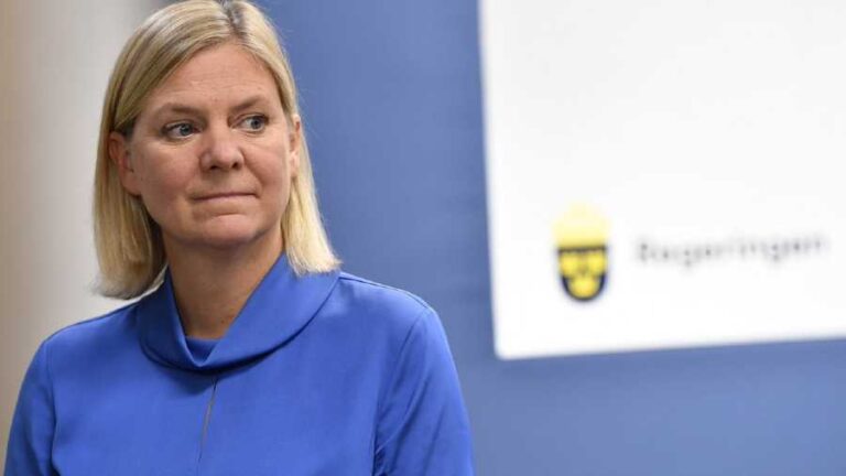 Primera ministra de Suecia prioriza lucha contra bandas criminales como bandera ante campaña electoral