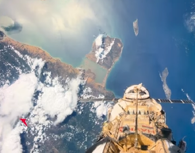 Cosmonauta ruso comparte vídeo de Venezuela desde la Estación Espacial Internacional