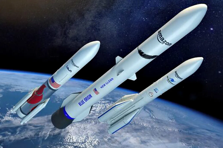 Amazon lanzará sus prototipos de satélites de Internet en un cohete el año próximo